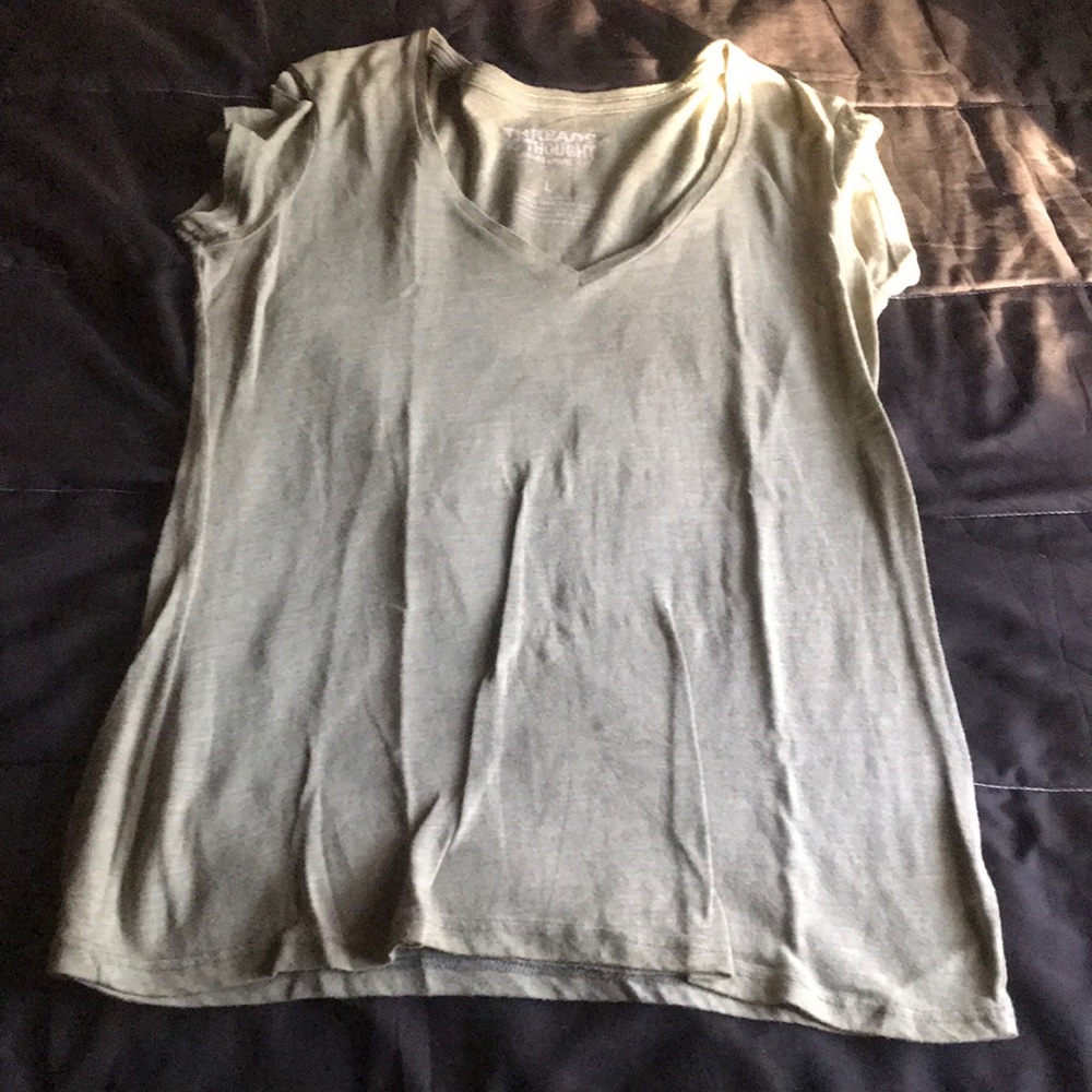 Vneck tee large longer the normal tee shirt gently used